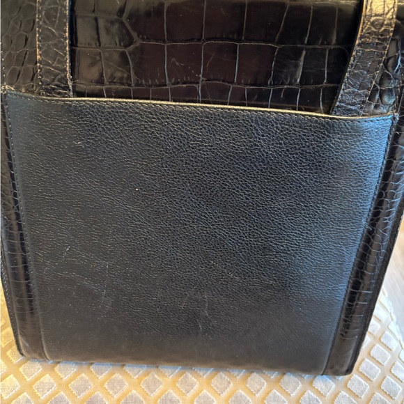 Vintage Pebble Leather Croc Embossed Bally Purse - Picture 5 of 11